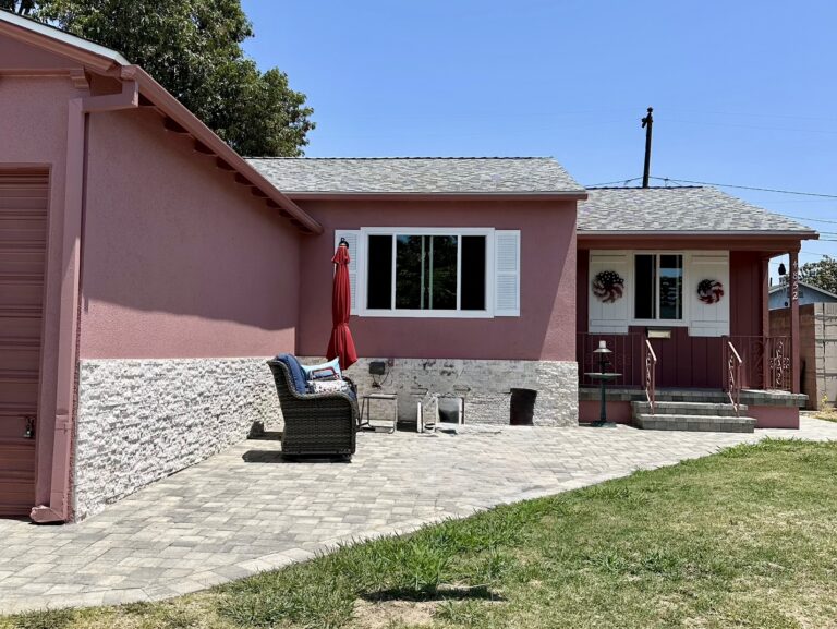 roofing huntington beach ca small house with pink wall