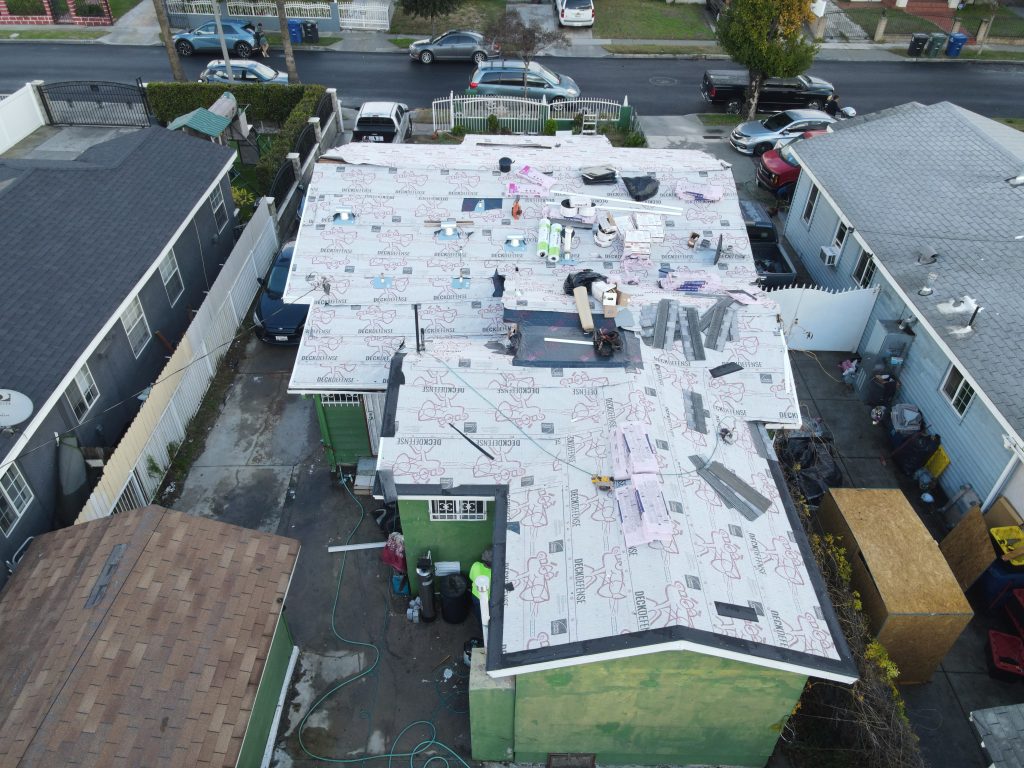 how long does it take to replace a roof roof under construction